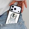Cute Penguin Phone Case for iPhone 16e 15 14 13 12 17 Pro Max Plus Air 17pro Cover Coque