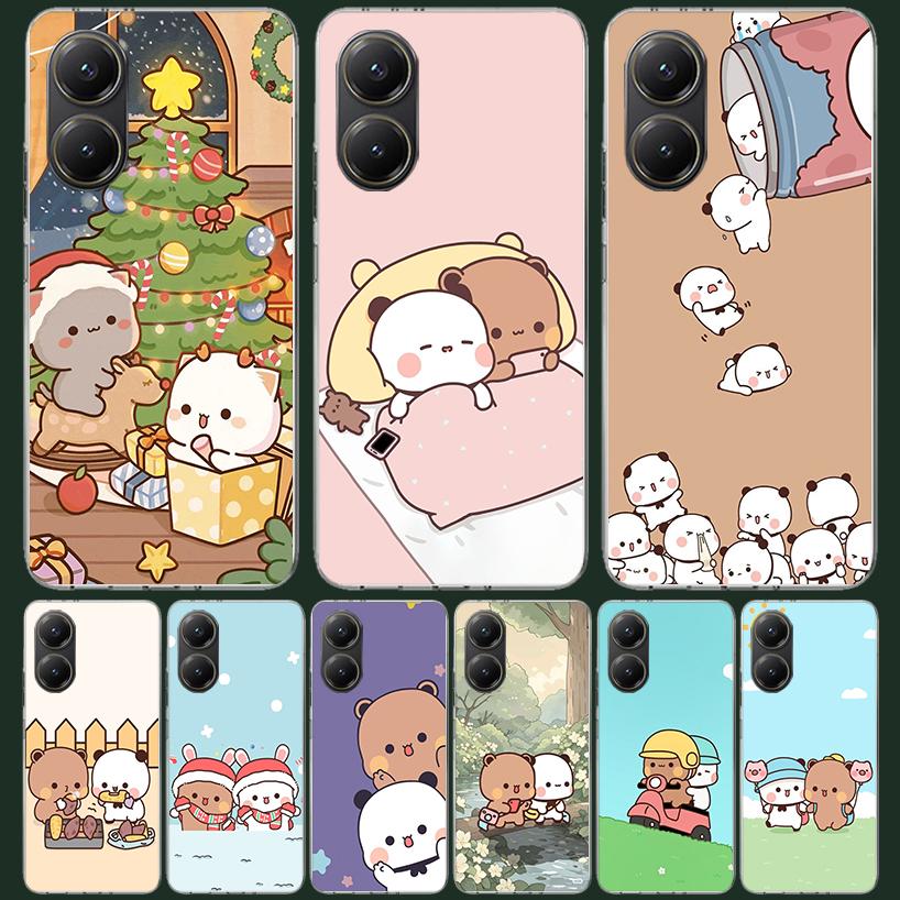 Bubu Dudu Cartoon Cute Phone Case For Xiaomi Poco X3 X5 X6 X7 X4 Nfc F7 Ultra F6 F5 Pro F4 Gt F3 M6 M5S M4 M3 Art Cover Coque