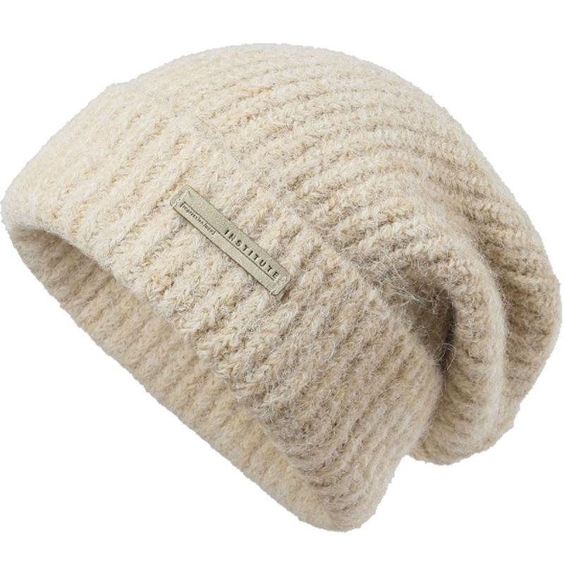 Включая шерсть, осень и зиму, шапка с помпоном из пряжи, большой обхват головы, универсальная, серая теплая шапка, теплая шапка, подарок для пары, вязаная шапка с защитой ушей