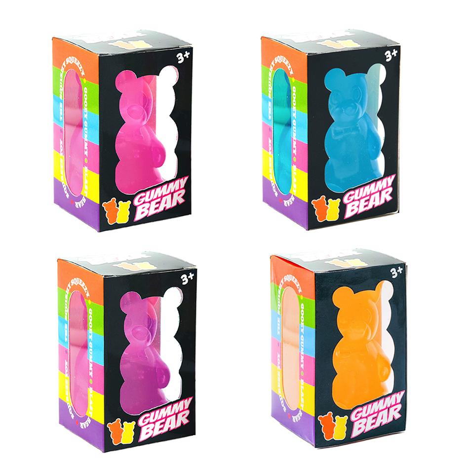 Игрушка Nee Doh Nice Cube, Милый Медвежонок Мальтоза, Стрессоустойчивая Игрушка, Которая , Расслабляет И Сжимается, Настольный Декоративный С Коробкой Подарок