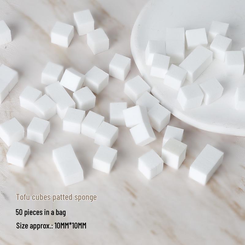 Набор инструментов для градиентного геля для нейл-арта: Квадратный карандаш-румяна омбре с мини-блоком тофу