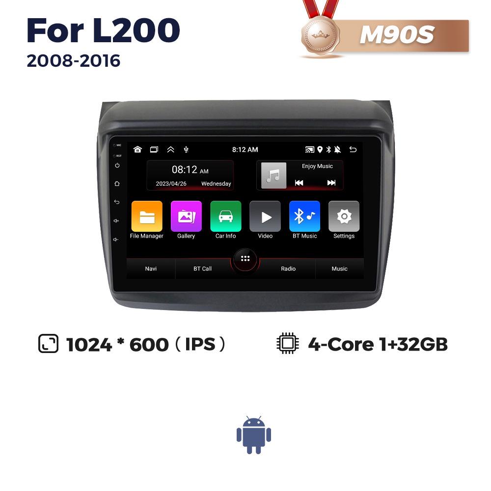 Основная плата Android-навигации Mitsubishi Pajero Sport/L200 с совместимостью с CarPlay