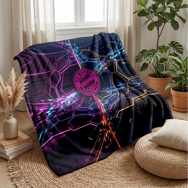Bayern Munich Theme blanket Soft Flannel Blanket Plush Throw Blanket Cozy Sofa Bed Blanket for Home Decor