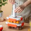 Vacuum Fresh-keeping Box Fridge Sealed Leakproof Bento Microwave Divided Lunch Box Heat-resistant Glass Food Storage Containers