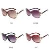 Newest Anti-UV Square Sunglasses for Women with Retro Camellia Design and Summer Glasses Case