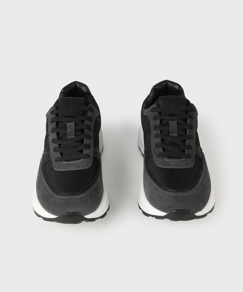 Кеды Panicale из черной замшевой кожи