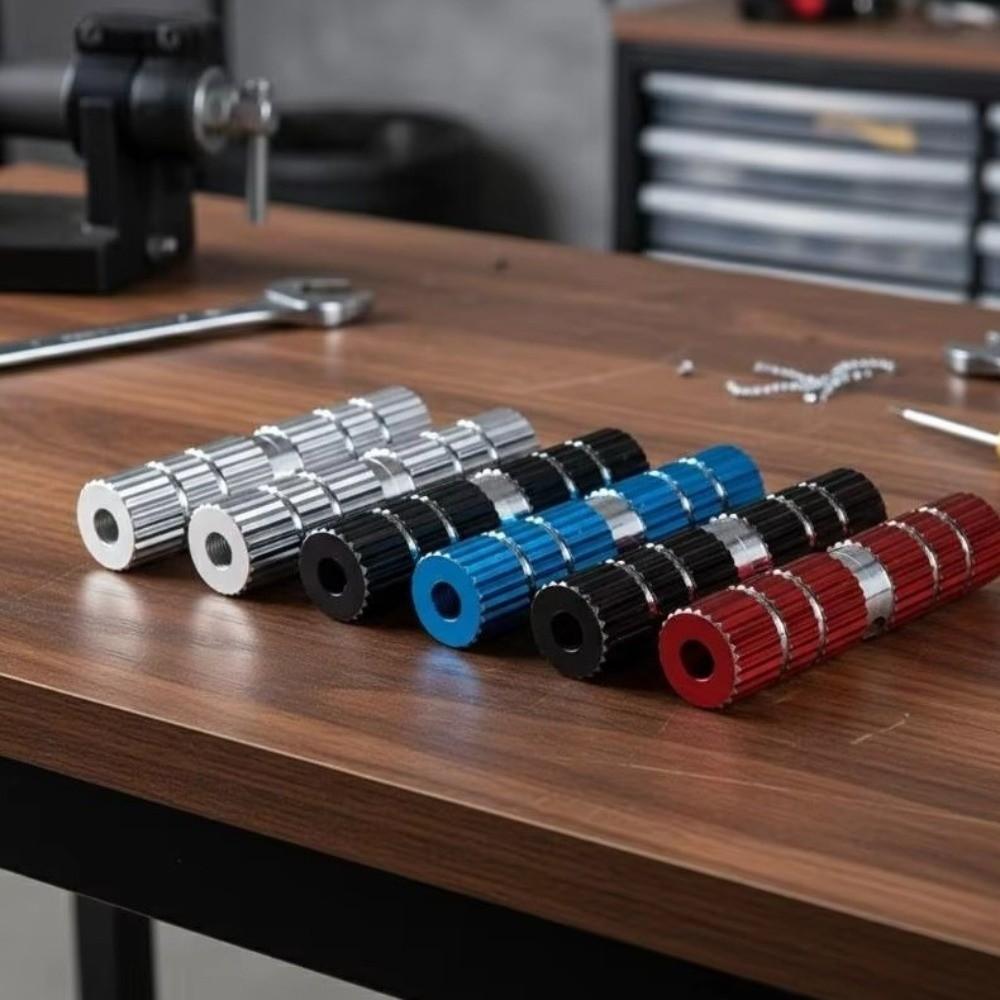 High Hardness Bike Foot Rest Pegs Anti-Slip Bicycle Foot Pegs Axle Pedals Bike Pedals BMX Biking