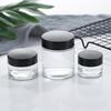 Plastic Empty Jars With Black Lids Canister Face Cream Container Storage Box Portable Travel Bottle Home Supply Makeup Tool