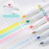 3pcs Double Ended Highlighter Pens Set Juicy & Light Color Marker for Reading Drawing Art Painting