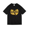 Винтажная стираная хип-хоп оверсайз футболка с коротким рукавом Wu-Tang Clan "Classic W Logo"
