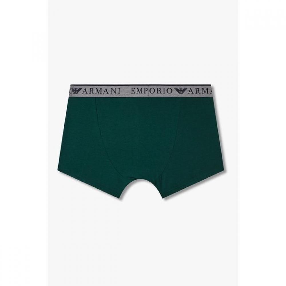 Emporio Armani Мужские хлопковые трусы с логотипом S Line Набор 0815312007 0815312008