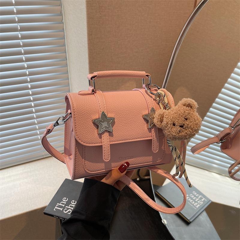 Нишевый дизайн новые модные женские сумки, универсальные сумки контрастных цветов, женские маленькие квадратные сумки для работы, сумки через плечо