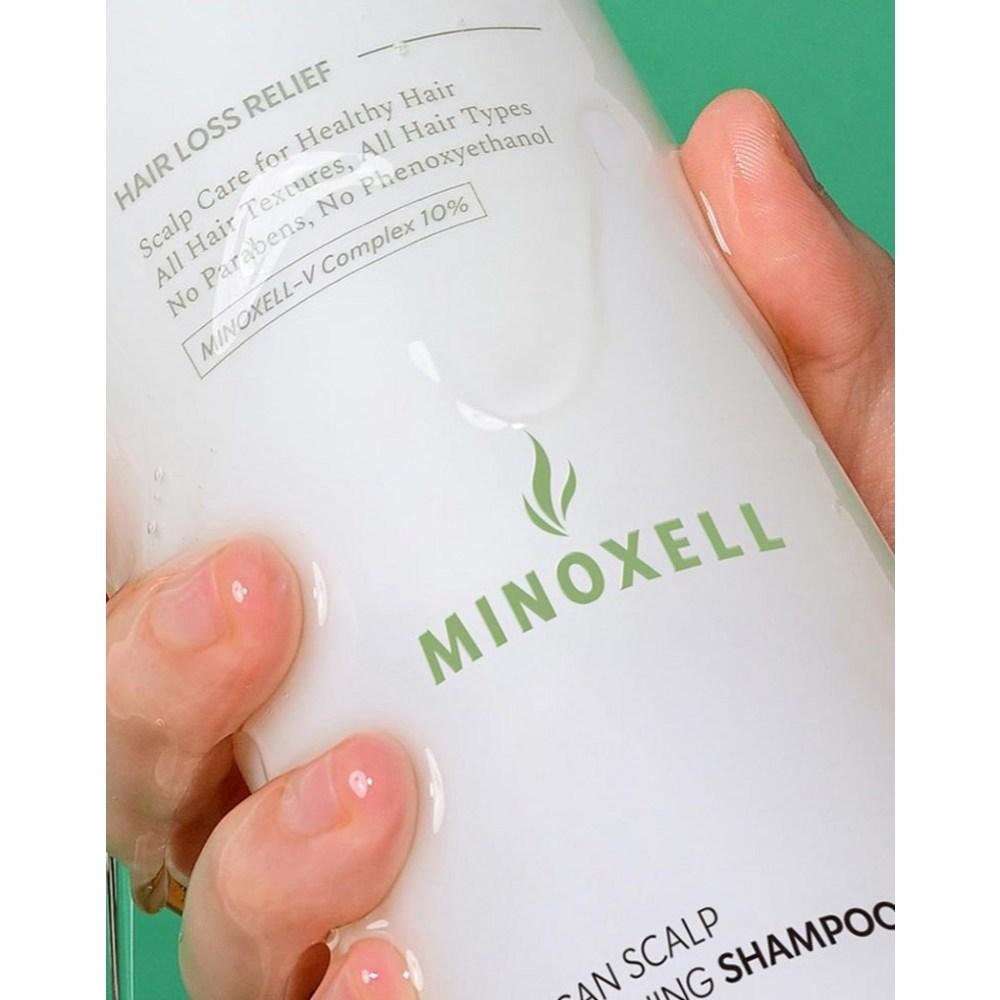 Minoxel Vegan Scalp Refreshing Hair Loss Shampoo, 480 мл, 1 шт.