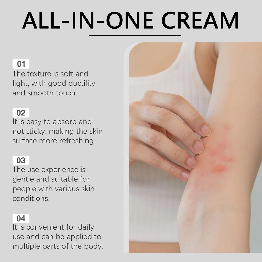 Крем от экземы, многофункциональный уходовый крем, питает кожу и успокаивает сухость. Подходит для лица и тела