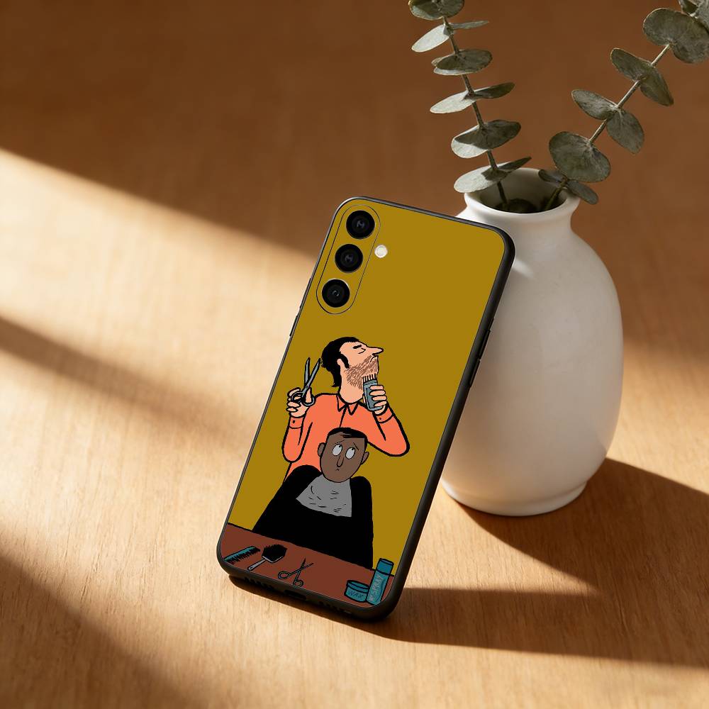Чехол для телефона J-Jean Art J-Jullien для Samsung Galaxy A20, 21s, 22, 31, 32, 52, 53, 72, 73, 80, 91, мягкий черный корпус