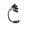 4-канальный XLR в RJ45 удлинитель звукового сигнала Сценический металлический корпус 100 м 328 футов Передача сбалансированного сигнала Профессиональный для