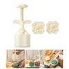Traditional Pastries Cookie Stamp Hand Pressed Mooncakes Mold Bean Pastes Cake Bakewares Dessert Mould for Cooking Lover