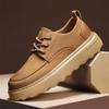 FashionMale Удобная прогулочная обувь Универсальная мужская повседневная обувь на шнуровке Люксовый бренд Мужская нескользящая обувь на плоской подошве 2024 Новая обувь для скейтбординга Мужская