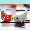Cute Koi Fish Plush Toy Key Holder Super Soft Pp Cotton Stuffed Animal Backpack Decoration