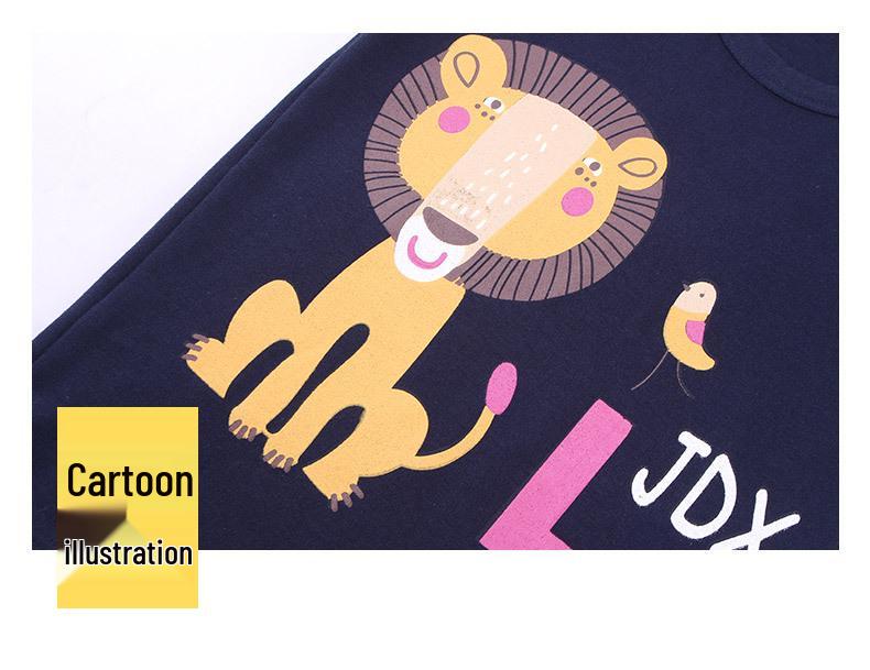 Комплект нижнего белья для девочек из чистого хлопка, фланелевый, осенне-зимний, с круглым вырезом