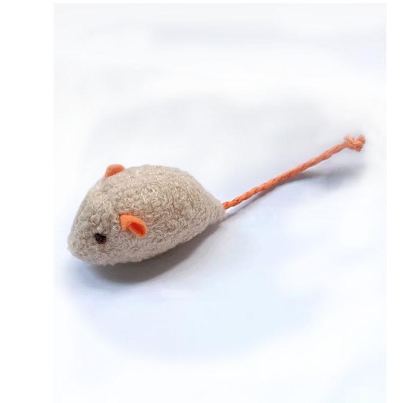 Catnip Plush Mouse Cat Toy Soft Fabric Mice With Rope Tail Interactive Bite Toy For Kitten Indoor Play