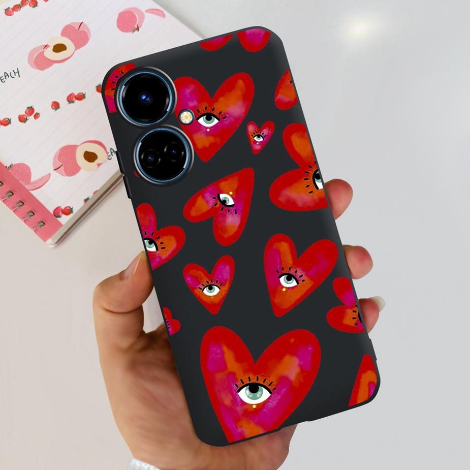 Чехол для Tecno Camon 19 Neo CH6i, новый модный окрашенный чехол, мягкий силиконовый чехол для телефона Tecno Camon 19 Pro 5G Camon19 Neo, бампер