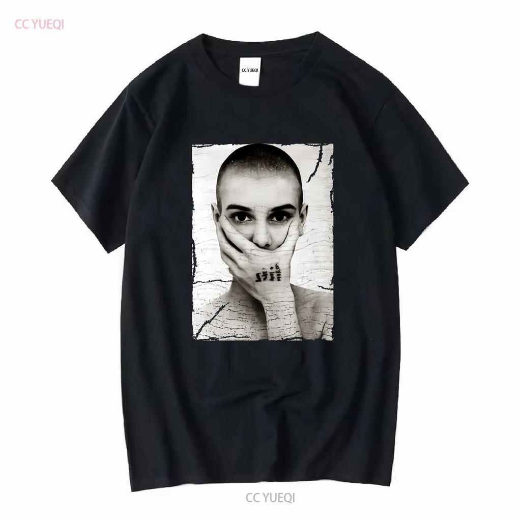 VTG Sinead O Connor smoking T shirt Short sleeve All sizes Te57379875 vintage Washed Slightly Top For Everyday Wear Casual Soft