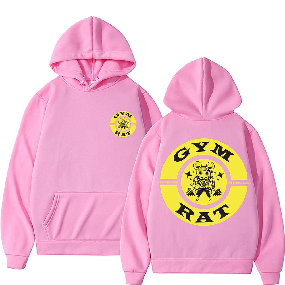 Японское аниме Demon Slayer Uzui Tengen Толстовка с принтом Забавный ниндзя Мускулистый тренажерный зал Толстовки с крысами Унисекс Негабаритный флисовый хлопковый свитшот