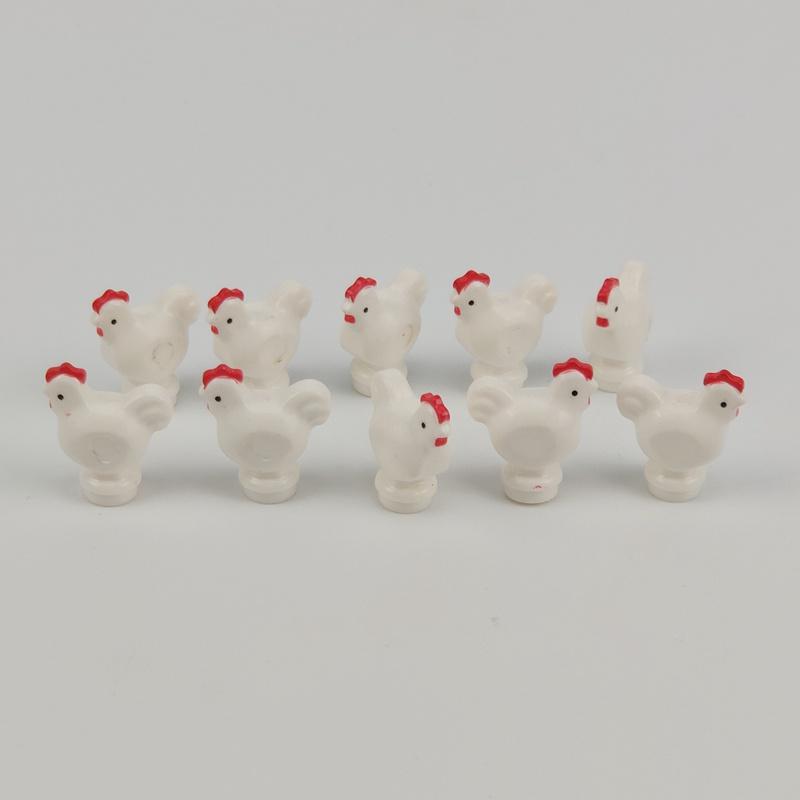 City MOC Henhouse Chicken House with Eggs Model Toys For Children Food Farm Building Blocks Parts DIY Bricks