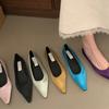 Pointed Toe Women Ballet Flats Shoe Fashion Shallow Slip On Spring Autumn Ladies Comfort Soft Sole Solid Casual Loafers Footwear