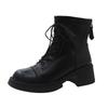 Snow Short Brushed Boa Short Cotton Boa [Bageson] Women's Boots, Boots, Lining, Shoes, Boots, Shoes, Shoes, Warm, Lining, Non-Slip (Black, 23.5)