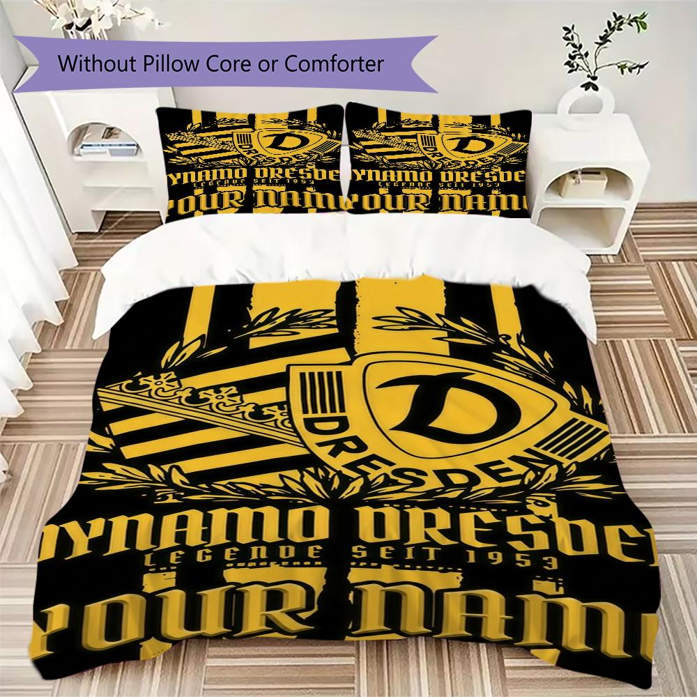 Custom Name SG Dynamo Dresden Bedding,Quilt Set Quilt Cover Pillowcase Home Birthday Gift(1 * duvet cover + 2 * pillowcase, without core)_xia