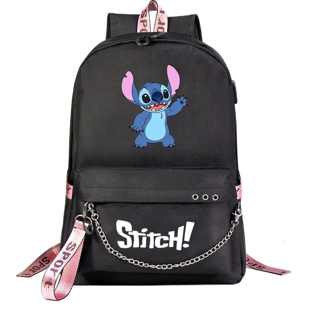 Anime Backpack Usb Teen Student School Bag Men'S And Women'S Leisure Travel Backpack