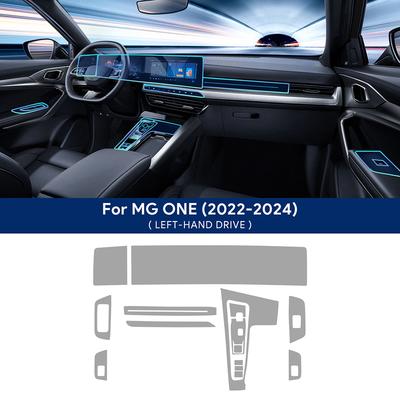 Для MG ONE 2024 Автомобильная центральная консоль Медиа-панель Приборная панель Навигация TPU Защитная пленка от царапин Аксессуары для интерьера