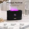 Portable Cool Mist Usb Led Change Color Room H2o Air Fire Flame Humidifier Aroma Essential Oil Diffuser Humidifier