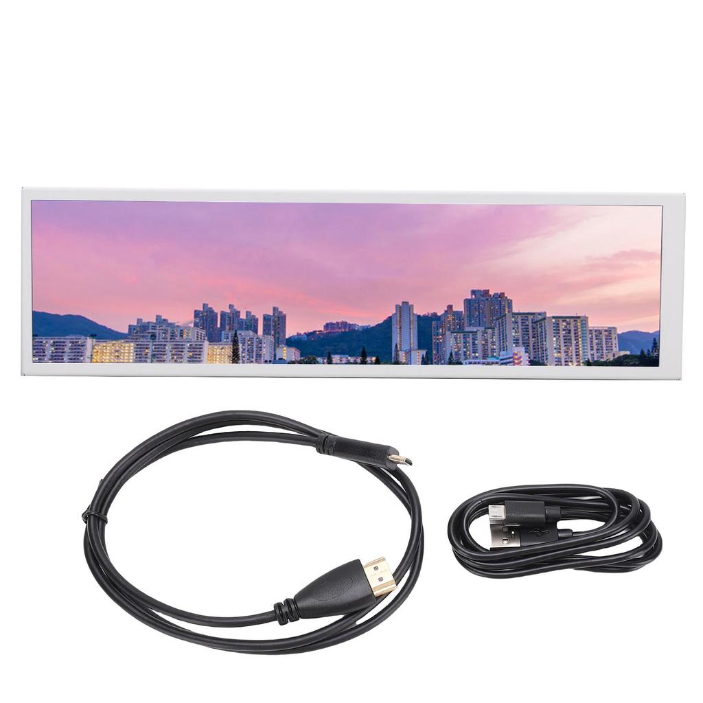 8.8in Portable Touchscreen Display 480x1920 5 Point Touch Long Bar Computer Secondary Screen for PC Case GPU