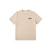 Solid Color Brand Logo Sports Casual Round Neck Short Sleeve T-Shirt Men Tops Khaki A6Q99-269
