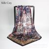 High-quality Luxurious Silk Scarves Headband Scarfs Neck Scarf For Women Chain Silk Scarf Women's Decorative Shawl