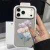 Чехол для iPhone 18 Pro Max с принтом цветов маргариток, кожаная текстура, силиконовая крышка для iPhone 17 16 15 14 13 Pro Max 16E 17E