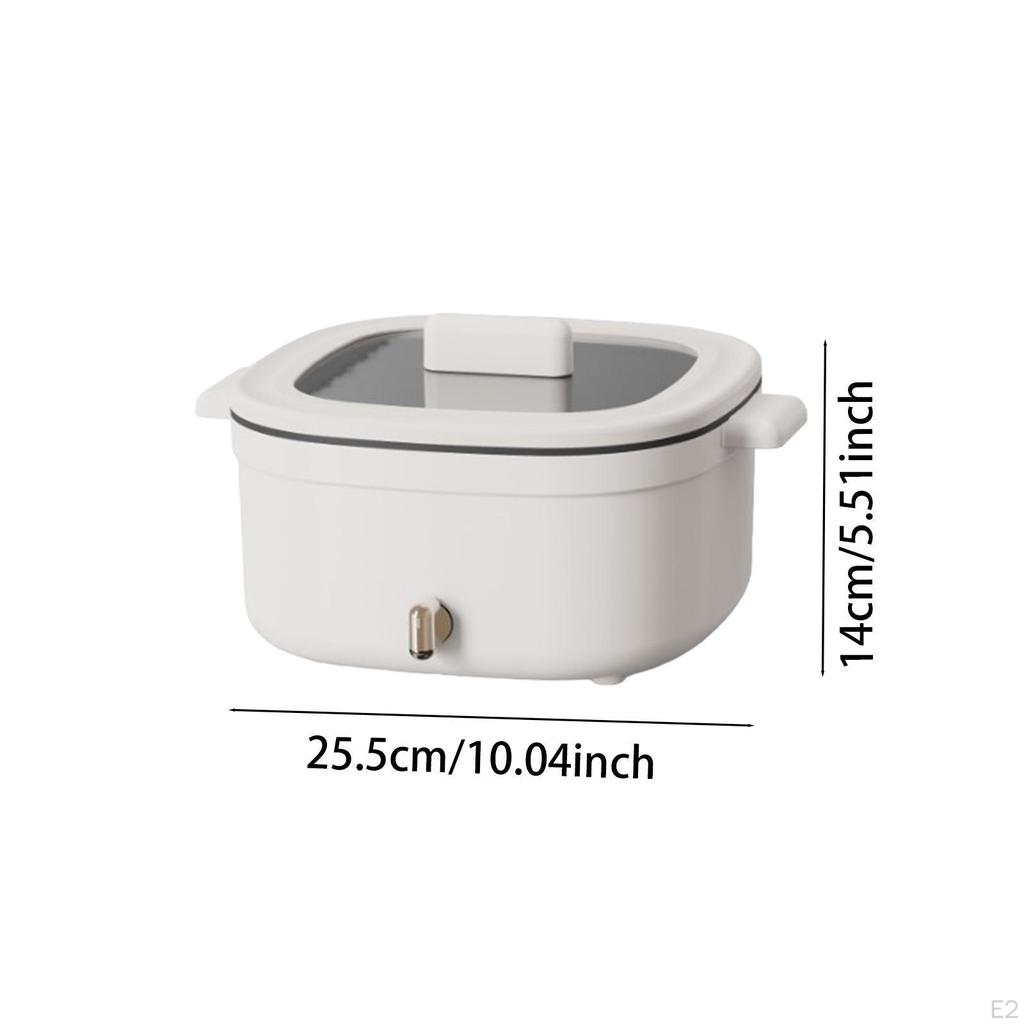 Электрическая кастрюля 4,5 л портативная для приготовления супа на 13 персон яйцо