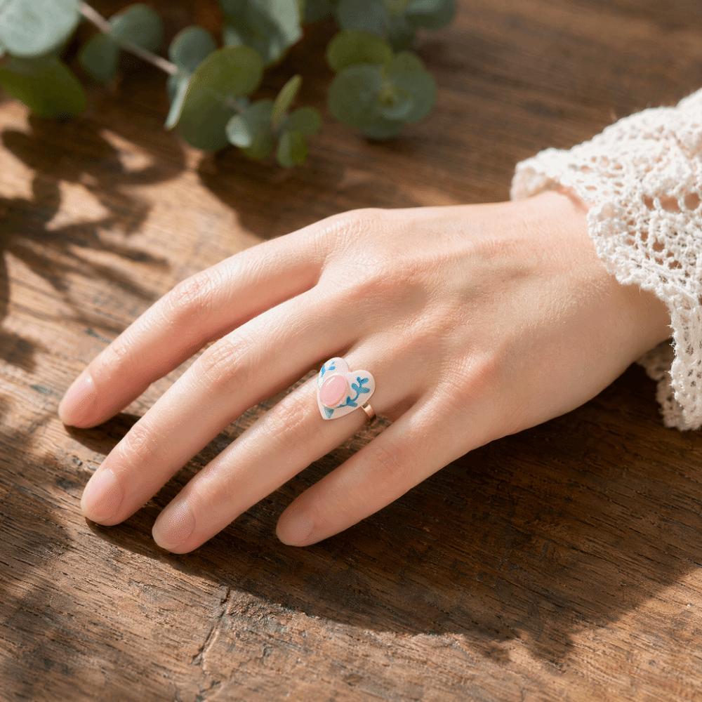 Creative Design Drip Oil Rings Exquisite Craftsmanship Geometric Round Rings Open Rings For Women