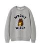 WACKY WILLY Kiki And Friends Graphic Sweatshirt Gray