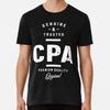 Рабочая футболка с названием должности CPA S-5XL Лучшая футболка