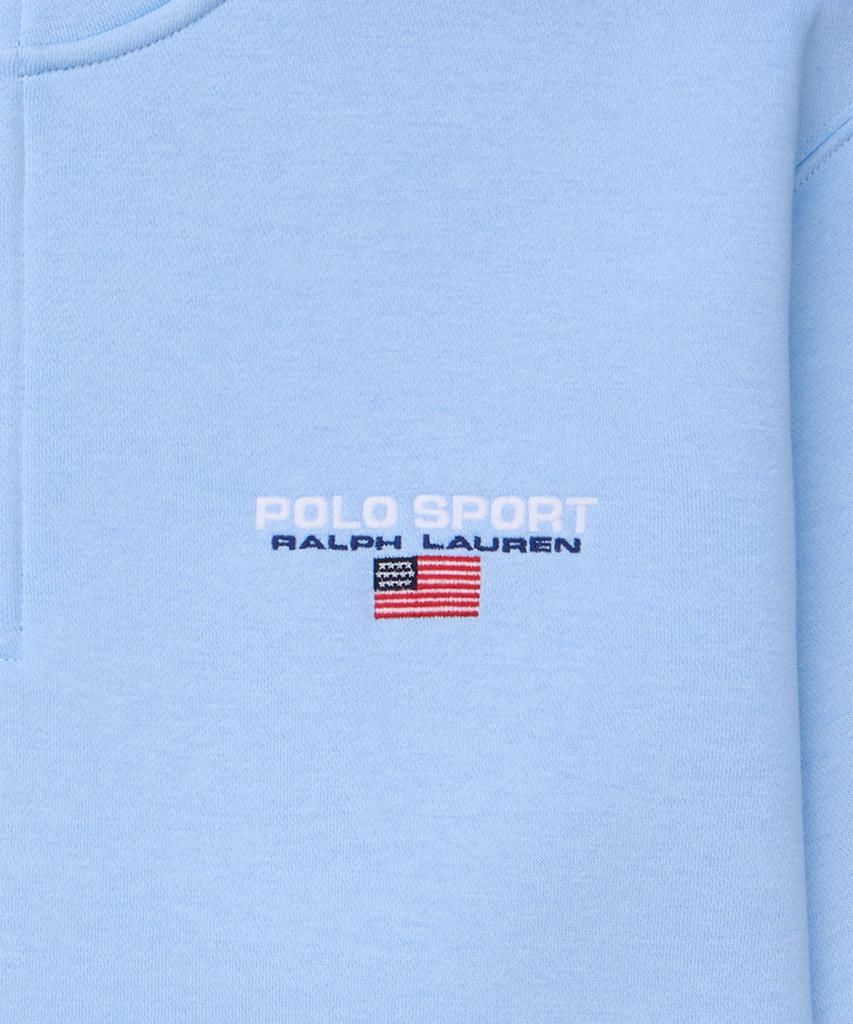 POLO RALPH LAUREN Свитшот Polo Sport из флиса с молнией на четверть - Синий