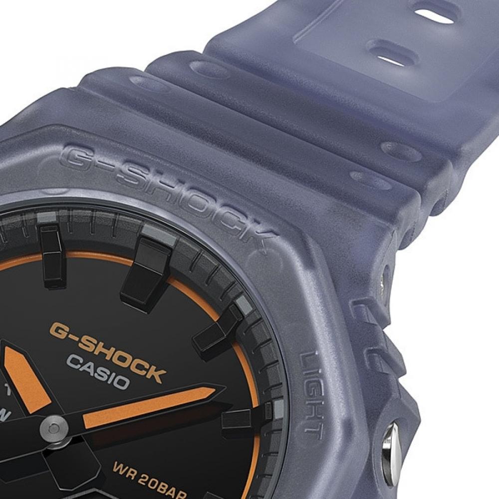CaSio Men S G Shock Smoke liGht Concept Model analoG diGital 2100 SerieS Blue Ga