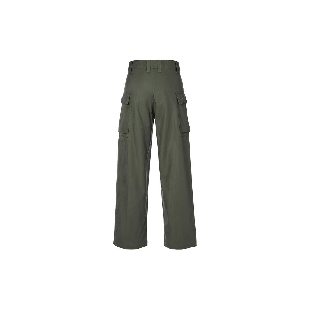 Nike Life Solid Color Straight Leg Casual Loose Cargo Pants Men Pants Khaki-Green FJ0324-325