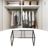 Expandable Cabinet Storage Shelf Organizer Rack Books Home Under Sink Nonslip