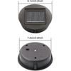 4 Pieces Replacement Solar Lights With Led Bulbs, Solar Top Lights Replacement, Led Solar Panel Lantern Cover