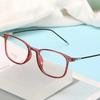 Square Finished Myopia Eyeglasses Round Women Men Metal Thin Legs Short Sight Spectacles Prescription -0.5 -1.0 -1.5 -2.0 To -9.0