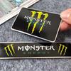 Металлическая автомобильная наклейка Monster Energy Автонаклейка для крыльев и задних шильдиков Наклейка для скрытия царапин для мотоциклов и электромобилей